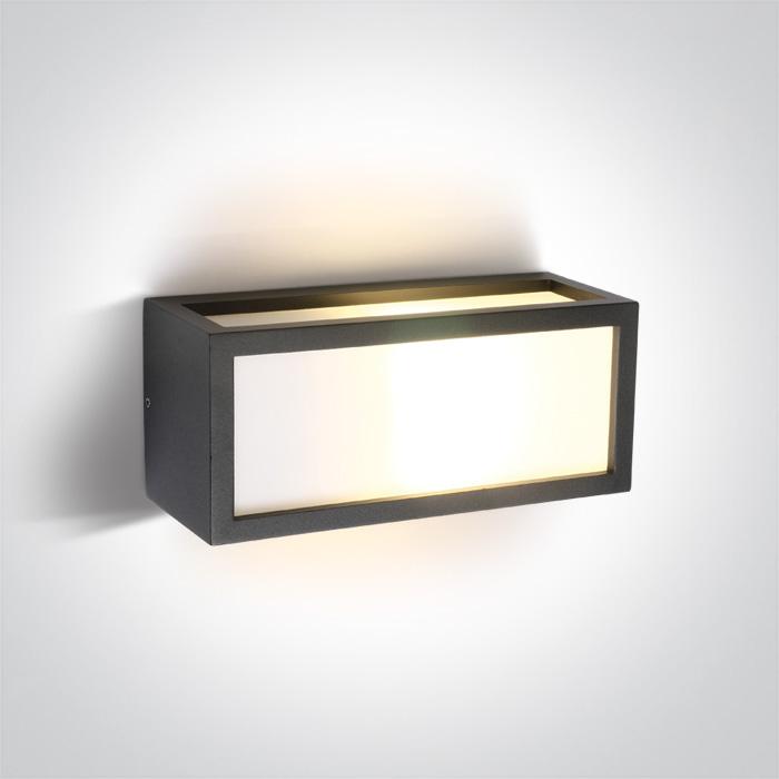 ANTHRACITE E27 12W WALL LIGHT IP54