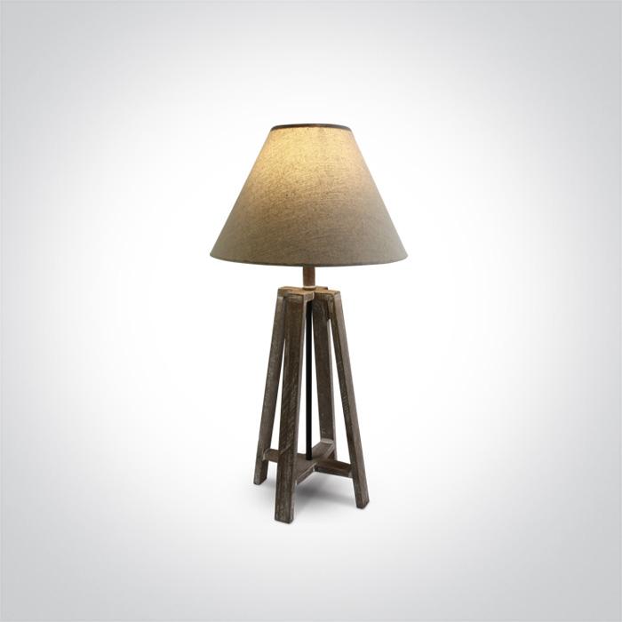 WOOD TABLE LAMP 12W E27