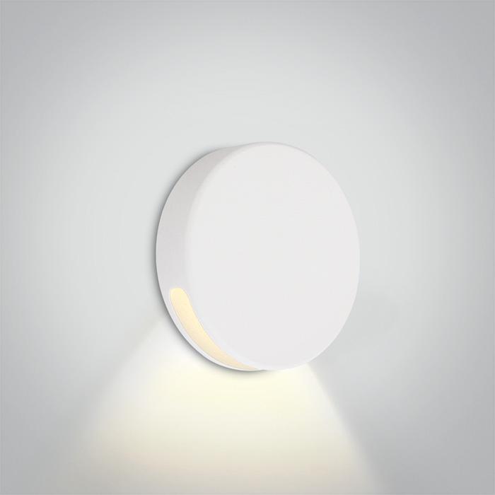 WHITE IP65 WALL RECESSED COB LED 2w WW 700mA DARK LIGHT