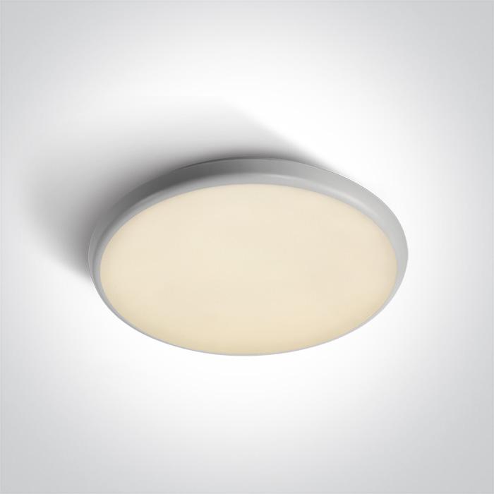 WHITE LED PLAFO 25W WW IP54 100-240V