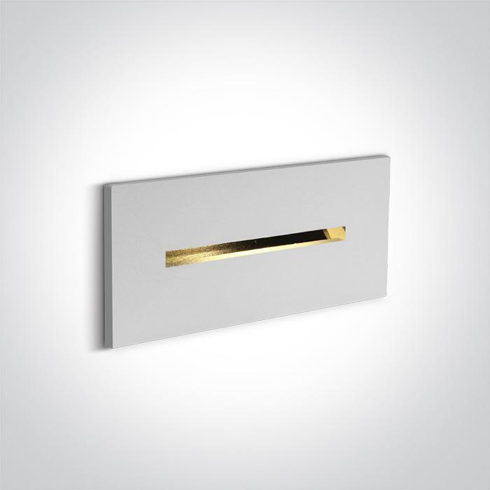 WHITE RECESSED 2W WW DARK LIGHT IP20 700mA