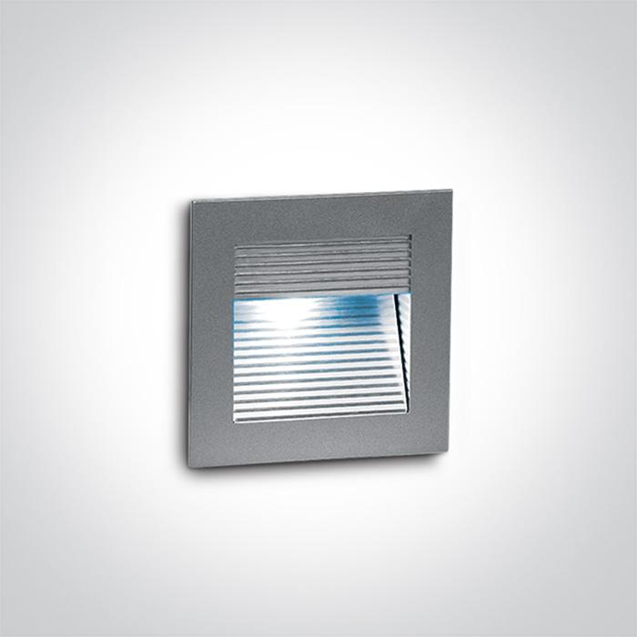 GREY WALL RECESSED BLUE 350mA IP20