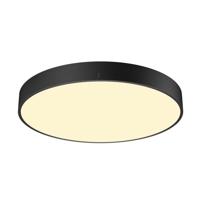 MEDO PRO 60, wall- and ceiling-mounted light, round, 3000/4000K, 37W, trailing-edge phase, 110°, black