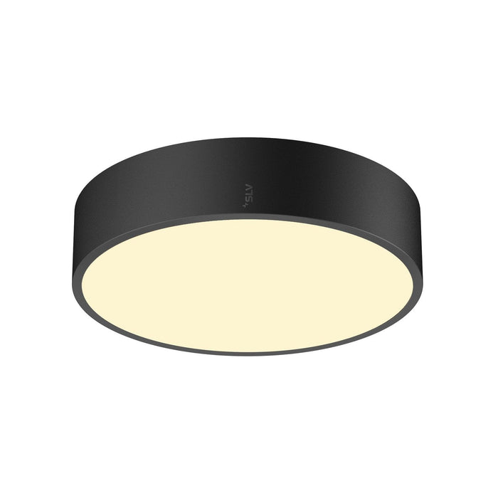 MEDO PRO 30, wall- and ceiling-mounted light, round, 3000/4000K, 10W, trailing-edge phase, 110°, black