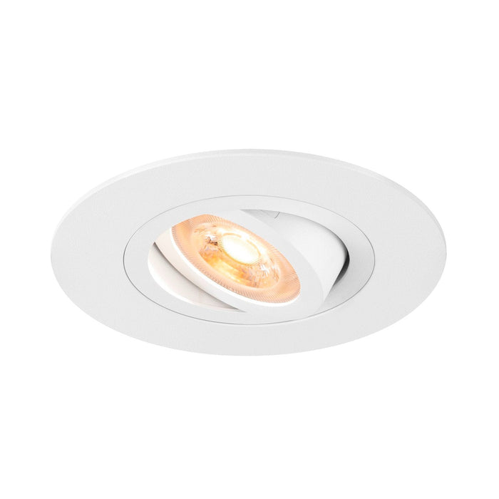 NEW TRIA 75 XL, recessed ceiling light, round, max. 10W, GU10, white