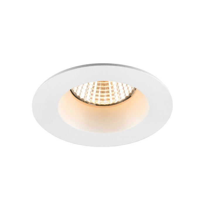 NEW TRIA UNIVERSAL 68, recessed ceiling light, 2500/3000/4000K, 38°, IP 20 / IP 65, round, white