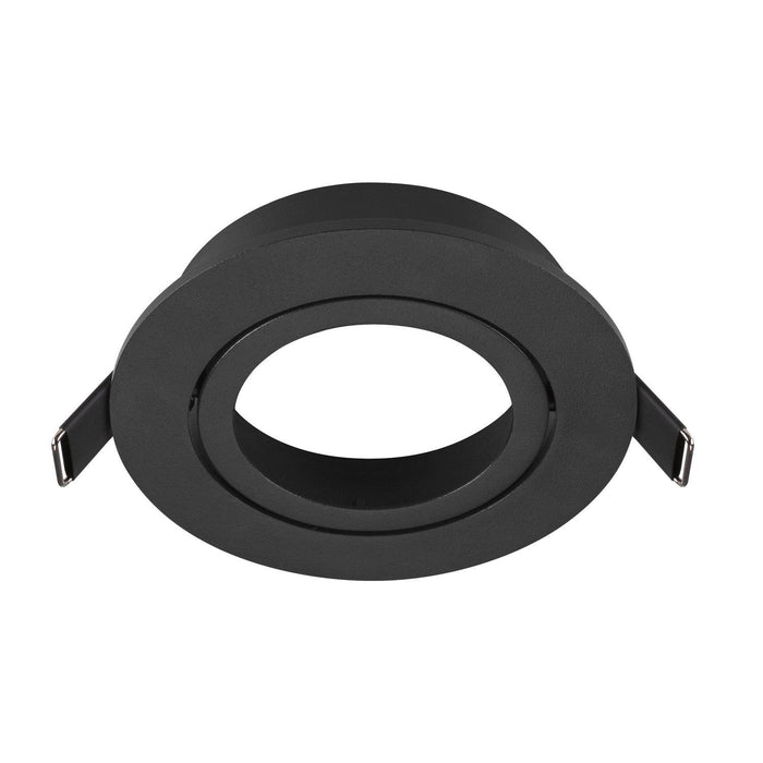 NEW TRIA 95, ceiling installation ring, D: 11 H: 2.6 cm, IP 20, black