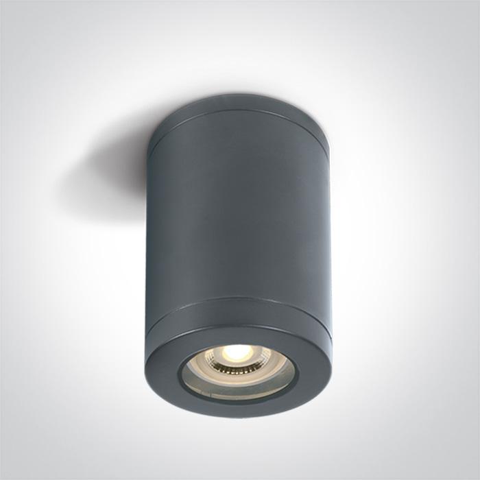 ANTHRACITE CYLINDER GU10 6w IP65