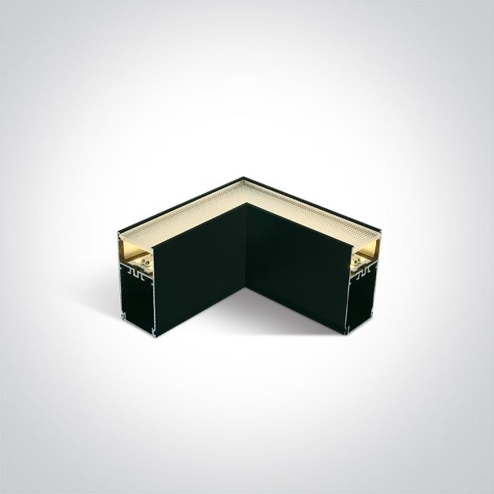 BLACK UGR19 LED CORNER 8W WW FOR 38150A 38151A 230V