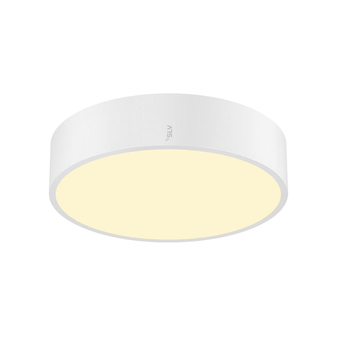 MEDO PRO 30, wall- and ceiling-mounted light, round, 3000/4000K, 10W, trailing-edge phase, 110°, white