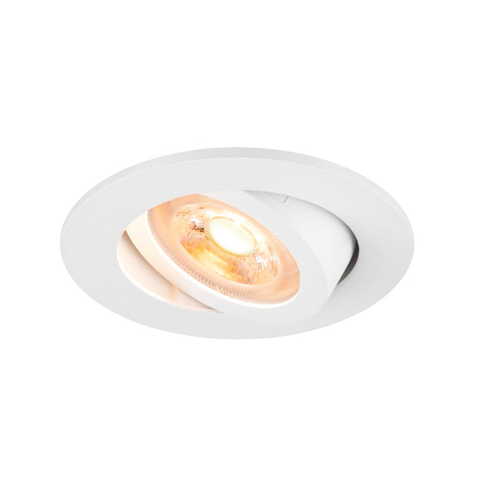 NEW TRIA 68, recessed ceiling light, round, max. 10W GU10, white