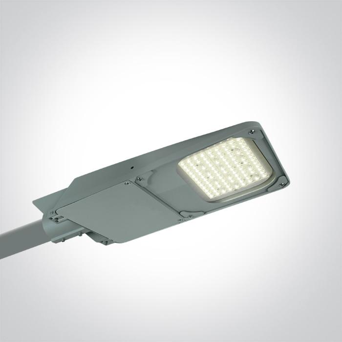 GREY LED STREET LIGHT 75W CW 140x80deg IP66 100-240V