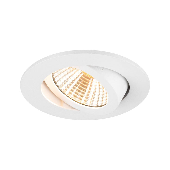 NEW TRIA 68, recessed ceiling light, 3000K, 38°, IP 20, round, white