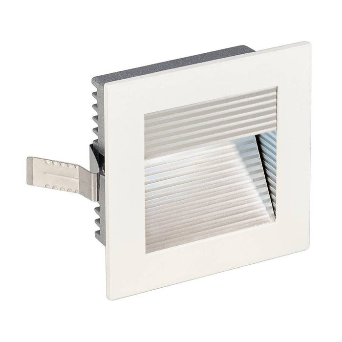 FRAME CURVE LED recessed light , square, matt white, white LED
