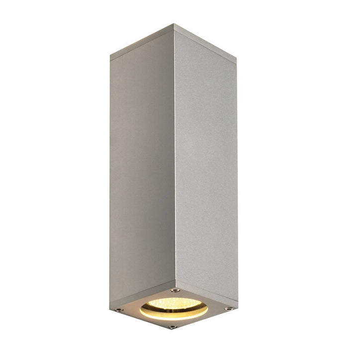 THEO UP/DOWN, QPAR51, Wall luminaire, silvergrey, max. 2x50W