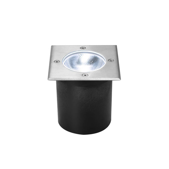 ROCCI Square, outdoor LED inground fitting, stainless steel 316, 4000K, IP67, 8.6W