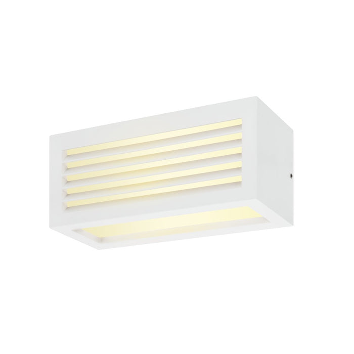 BOX_L, LED outdoor surface-mounted wall and ceiling light, white, IP44, 3000K, 19W