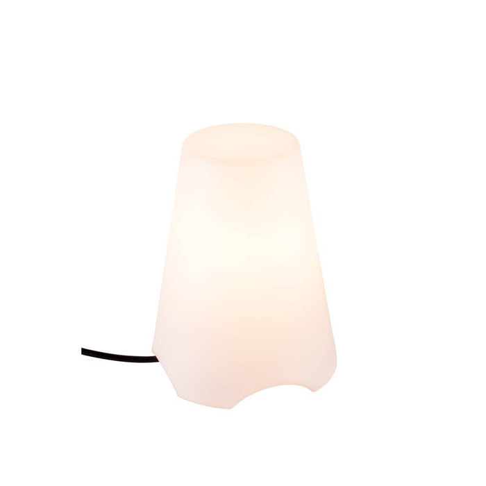 KIROCONE TL, Outdoor table lamp, E27, IP44, white, max. 60W
