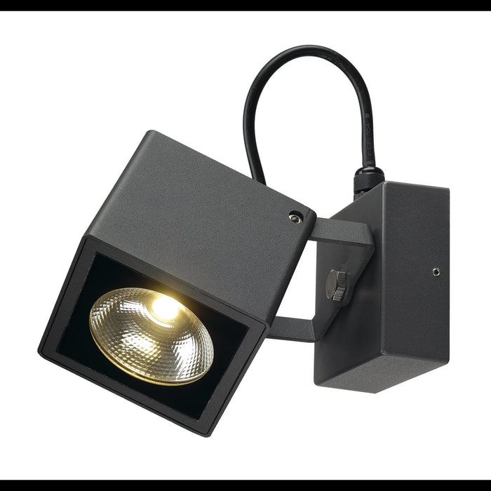 BIG NAUTILUS SQUARE LED wall light, square, anthracite, LED 3000K, IP54