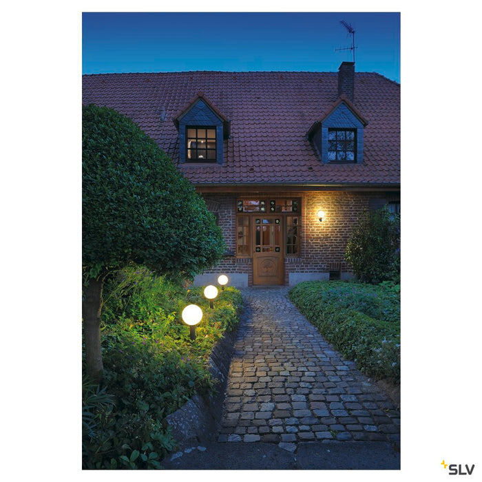 GLOO PURE WL, Outdoor surface-mounted wall light, E27, anthracite, IP44