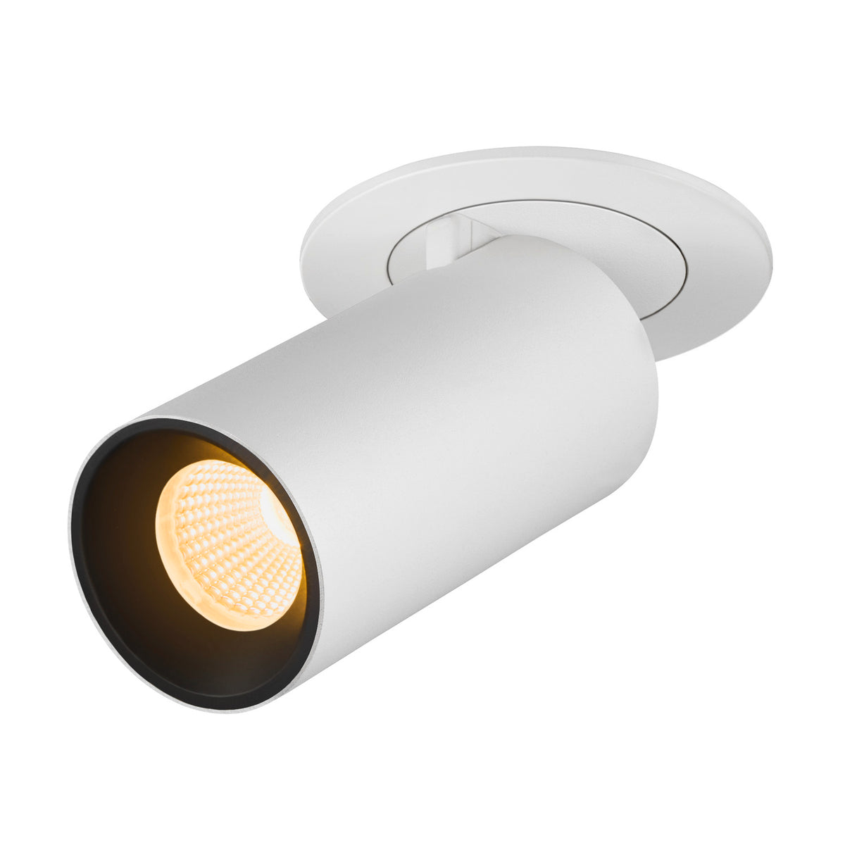 NUMINOS PROJECTOR S recessed ceiling light, 3000 K, 55°, cylindrical ...