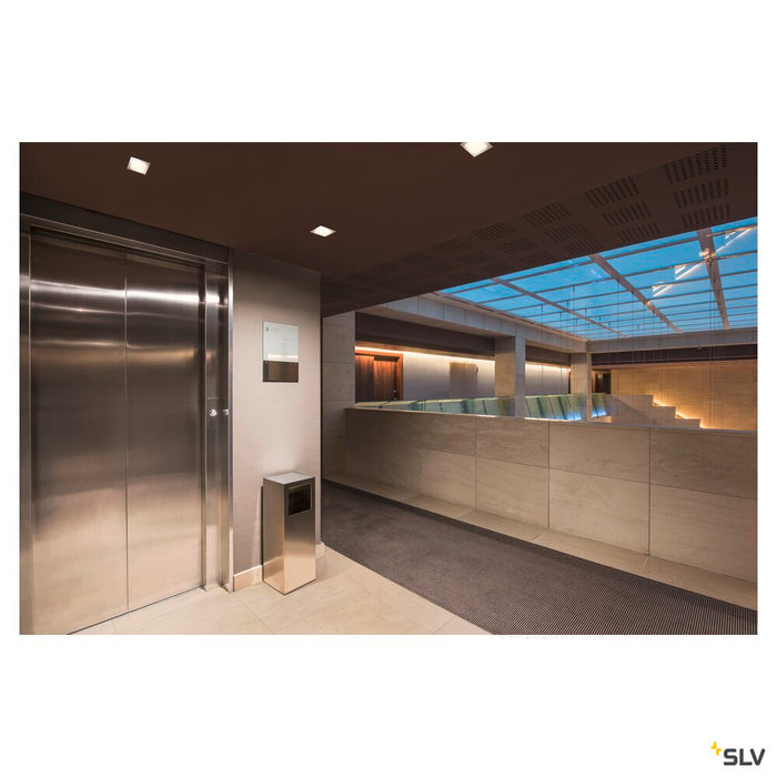 VERLUX, recessed fitting, LED, 3000K, matt white, L/B/T 8.5/8.5/4.5 cm, 10W