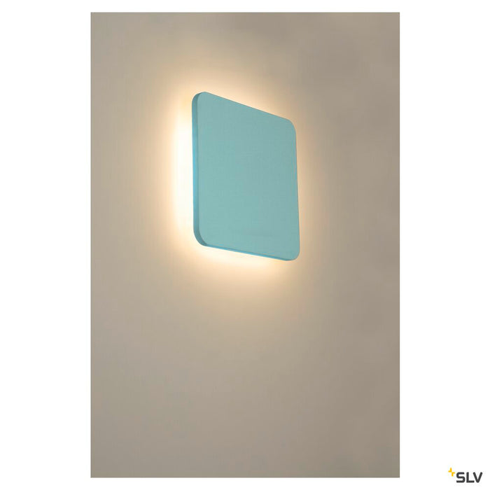 PLASTRA SQUARE, wall light, LED strip, 3000K, square, white plaster max. 10.8 W