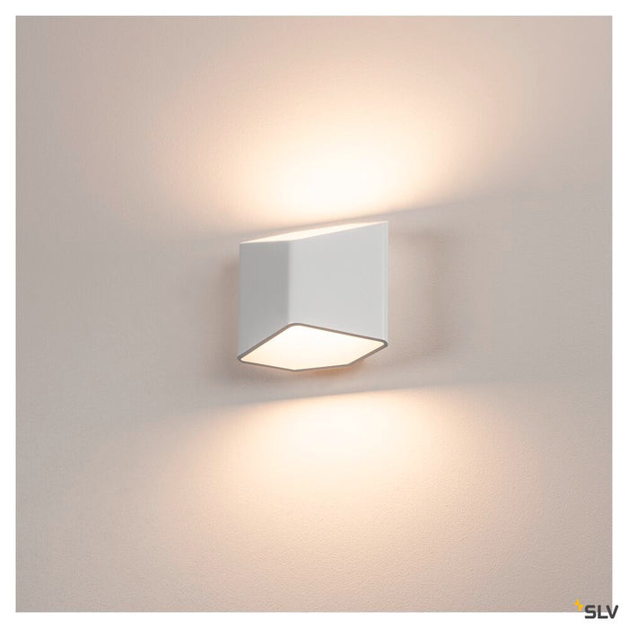 CARISO WL-2, wall light, LED, 3000K, white, 11 W