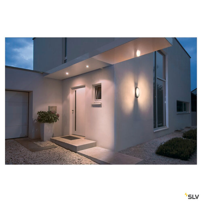 MERIDIAN 2, outdoor wall and ceiling light, TC-(D,H,T,Q)SE, IP54, anthracite, max. 25W