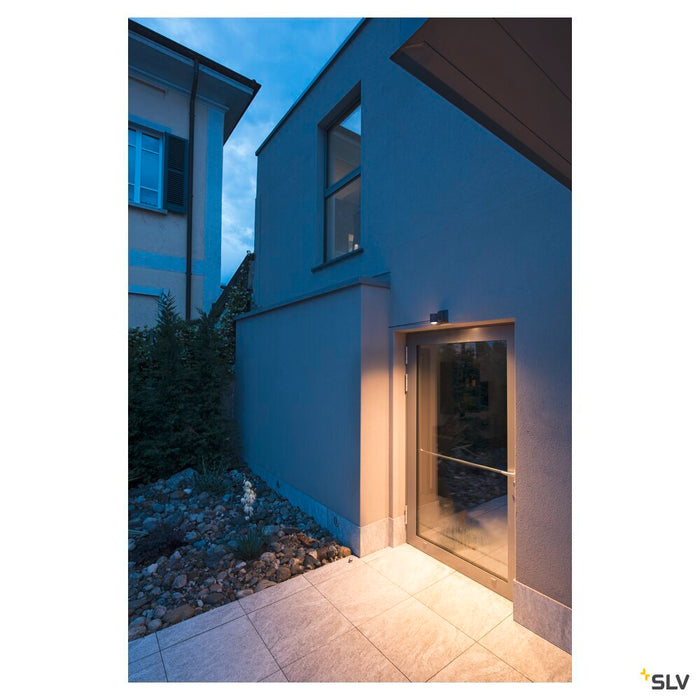 MYRA WALL, outdoor wall and ceiling light, single-headed, QPAR51, IP55, anthracite, max. 50W